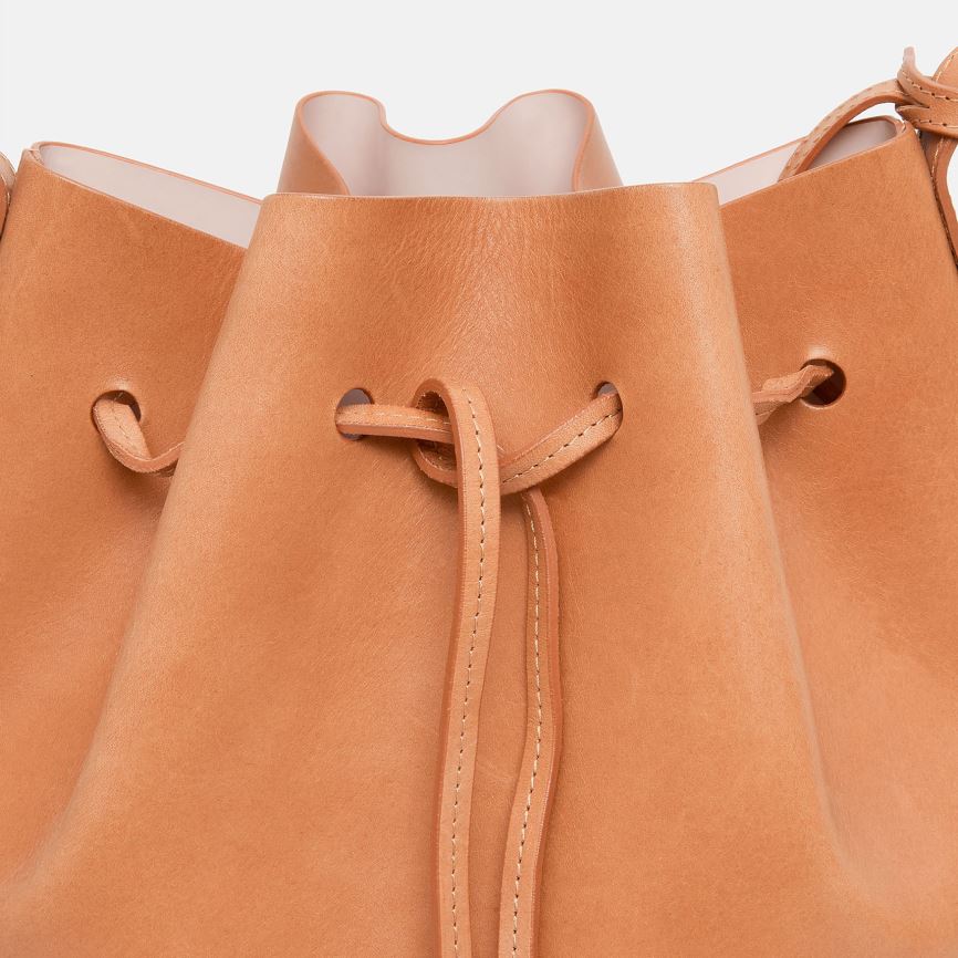 Women's Mansur Gavriel Vegetable Tanned Leather Bucket Bags Light Brown | AU 4675GX